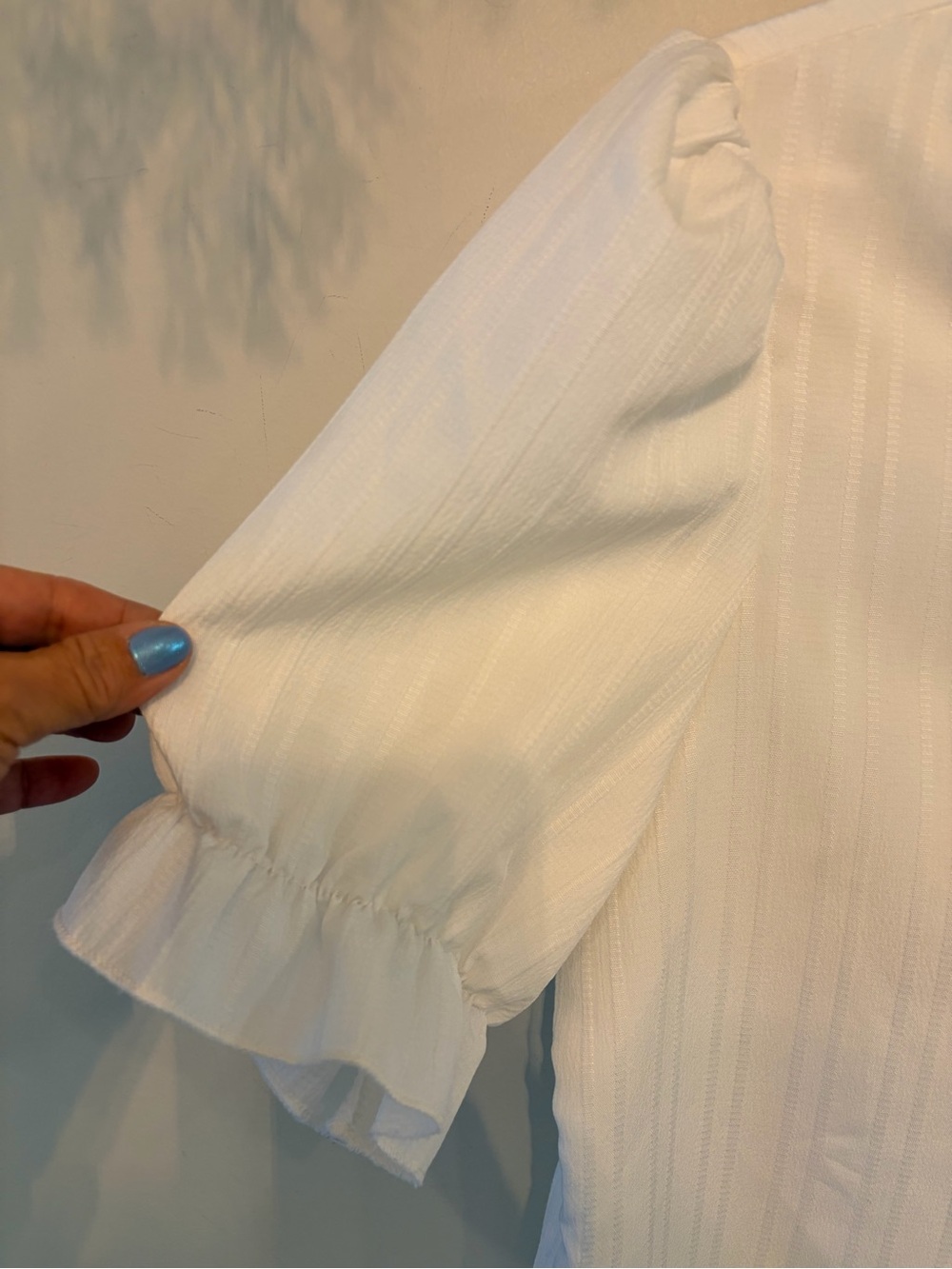 🤍 Romantic Lace Trim Blouse | Cottagecore Boho - Picture 5 of 6